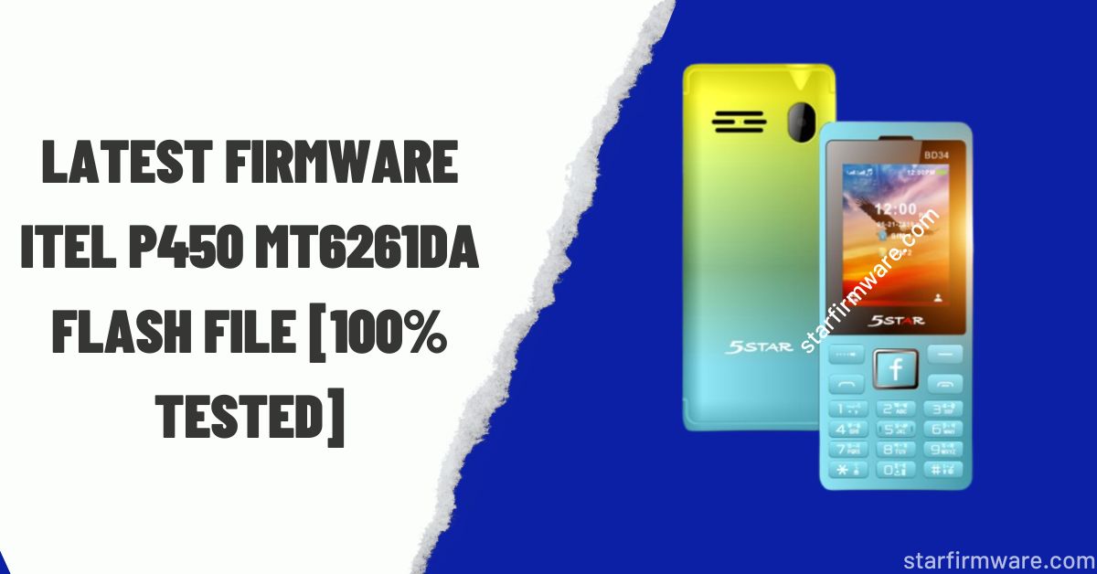 5STAR BD34 SC6631E Flash File Without Password {100% Tested}