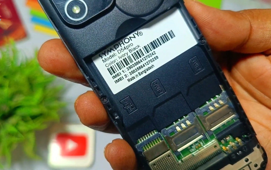 Symphony D54 Pro flash file firmware mt6261