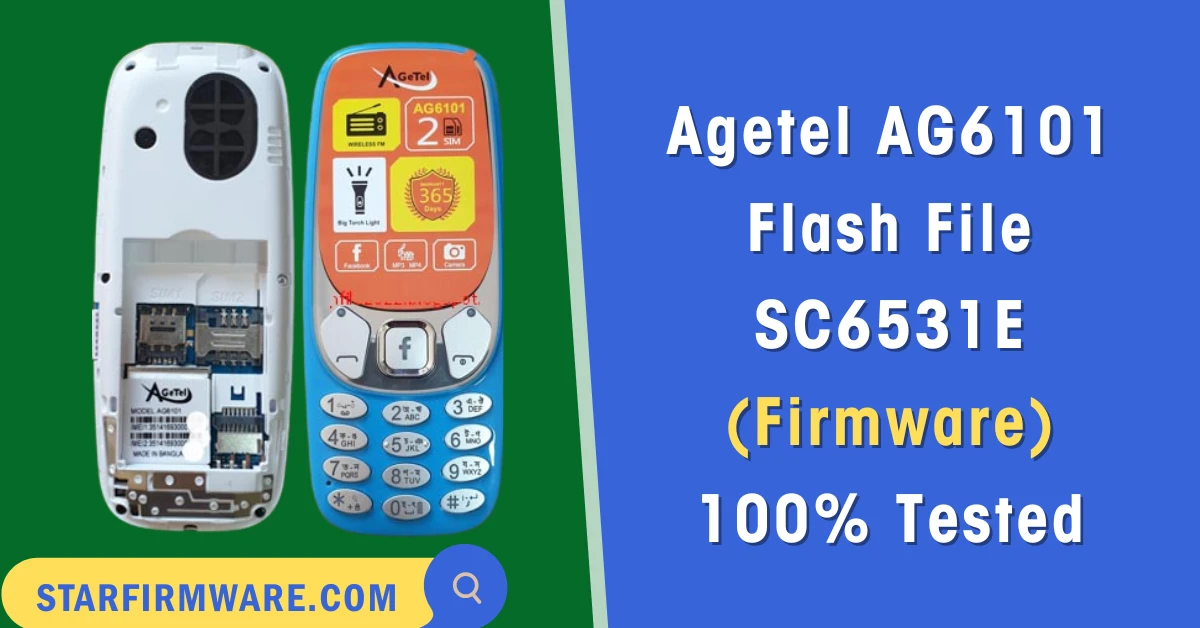 Agetel AG6101 flash file